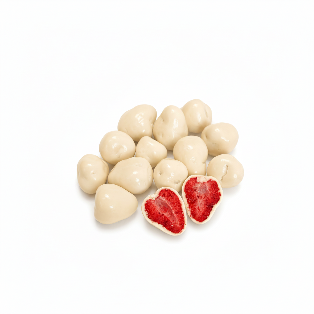White Chocolate Strawberry Bites