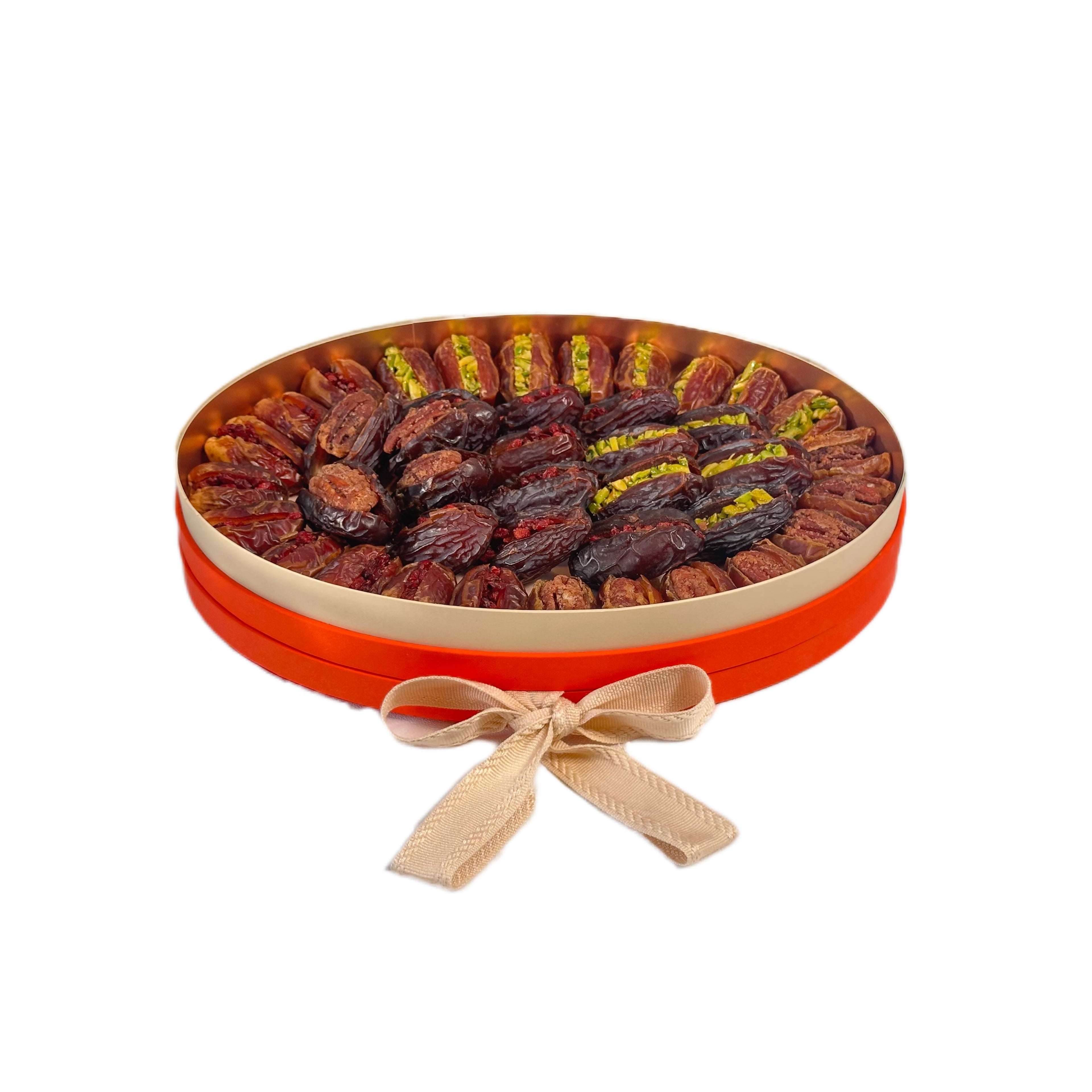 Mixed Medjool & Sagai Dates with Pistachio, Pecan and Pomegranate