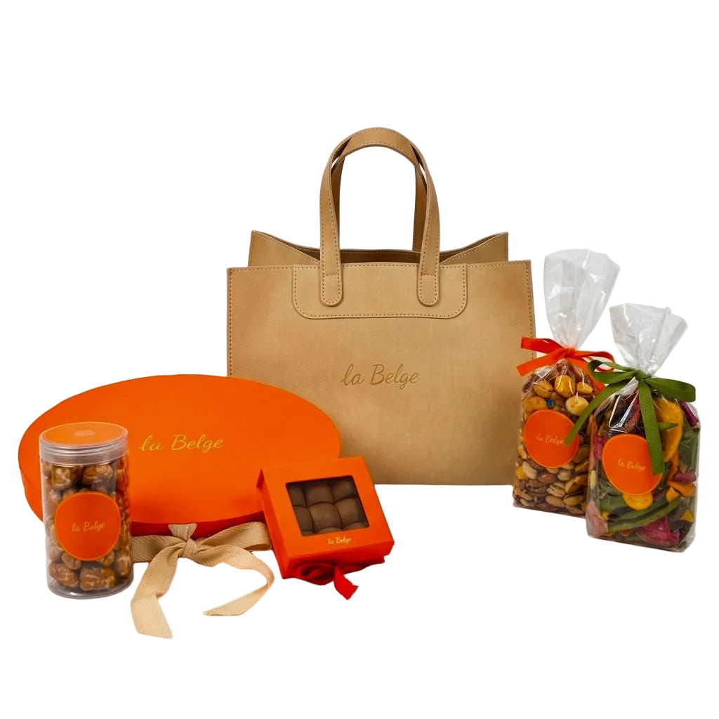 La Belge Leather gift set