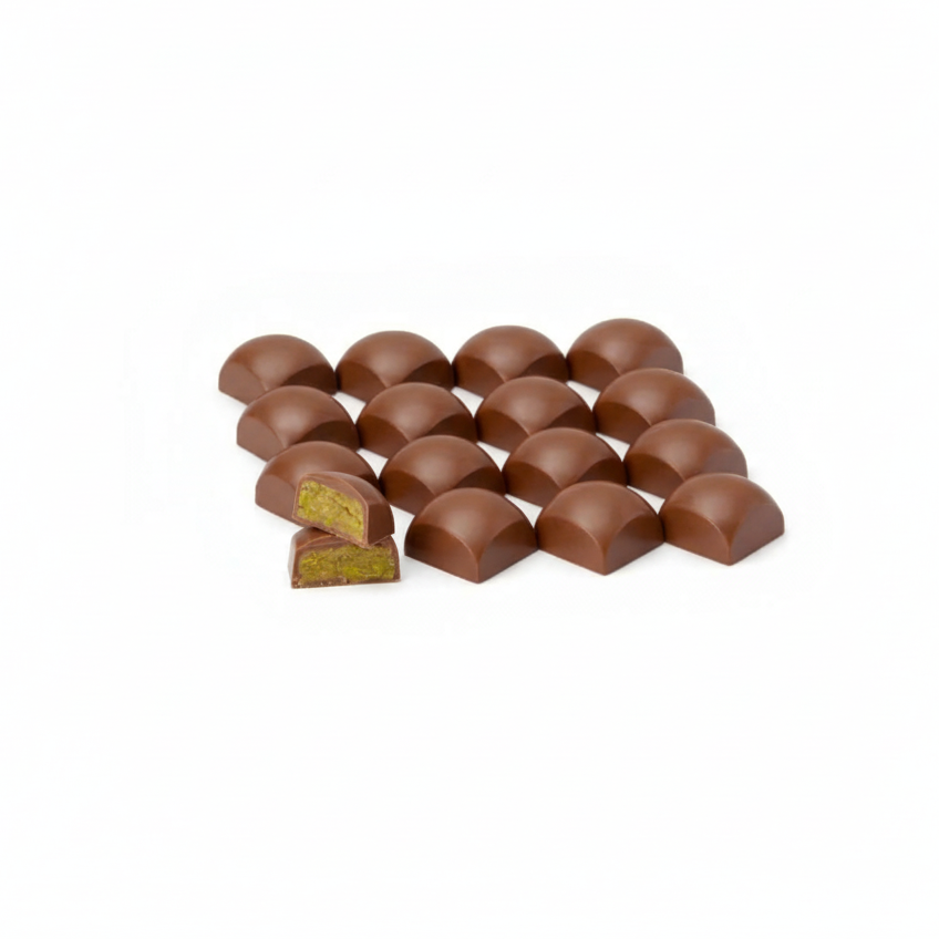 Pistachio Praline Chocolate Domes