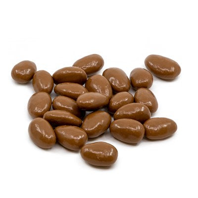 La Belge Milk Chocolate Almond coated in smooth Belgian milk chocolate.
