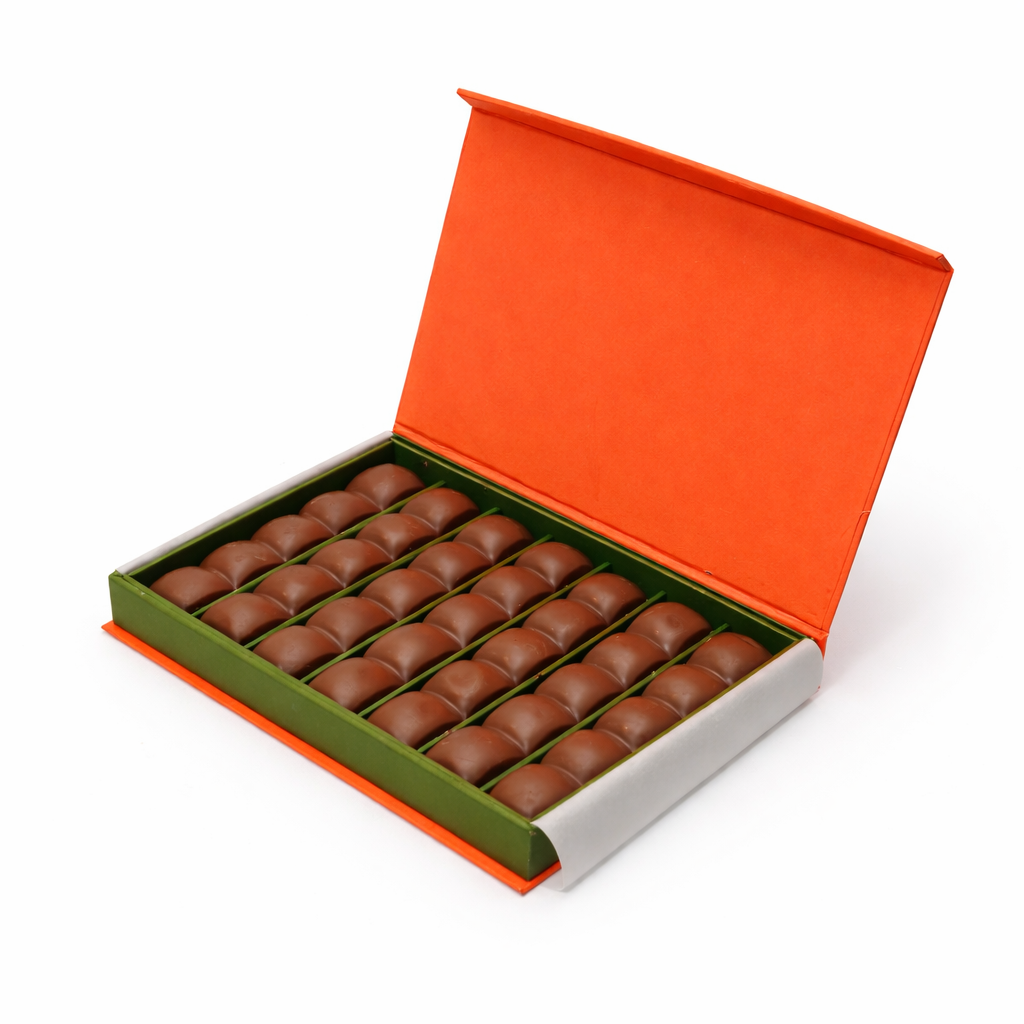 pistachio chocolate fingers in La Belge box opened
