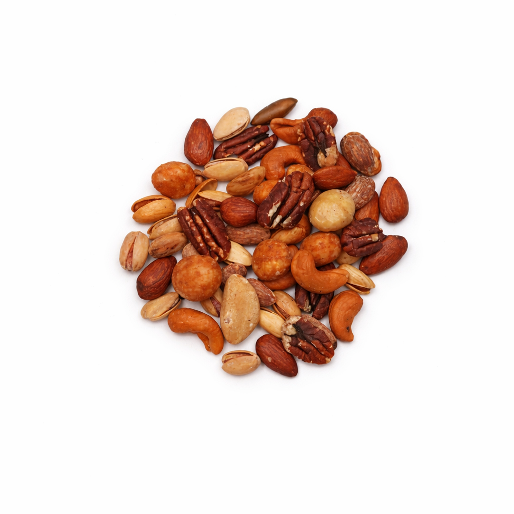 Premium roasted mixed nuts by La Belge.